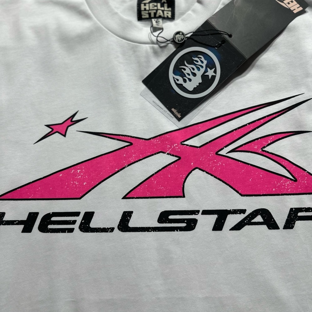 Hellstar Sport Logo T-shirt ‘White’ - Picture 4 of 7